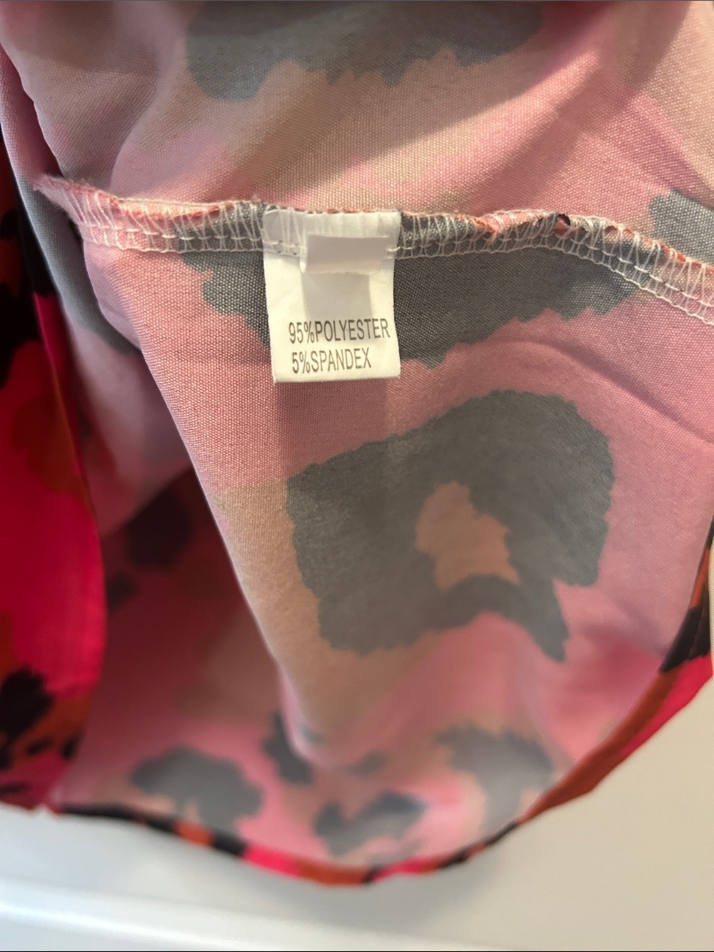 Bright Pink Animal Print Tunic Dress - Picture 7 of 13